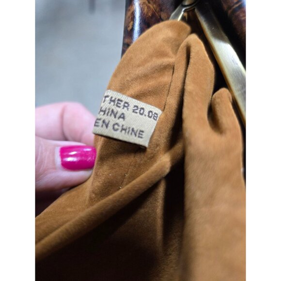 Patricia Nash Animal Abstract 10th Anniversary Edition Leather Crossbody Bag - Picture 12 of 16